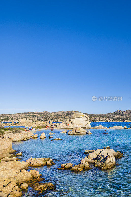 Testa di Polpo -章鱼头，一个不寻常的名字，一个美丽的海滩在La Maddalena岛-撒丁岛